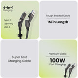 4 IN 1 Charging Cable