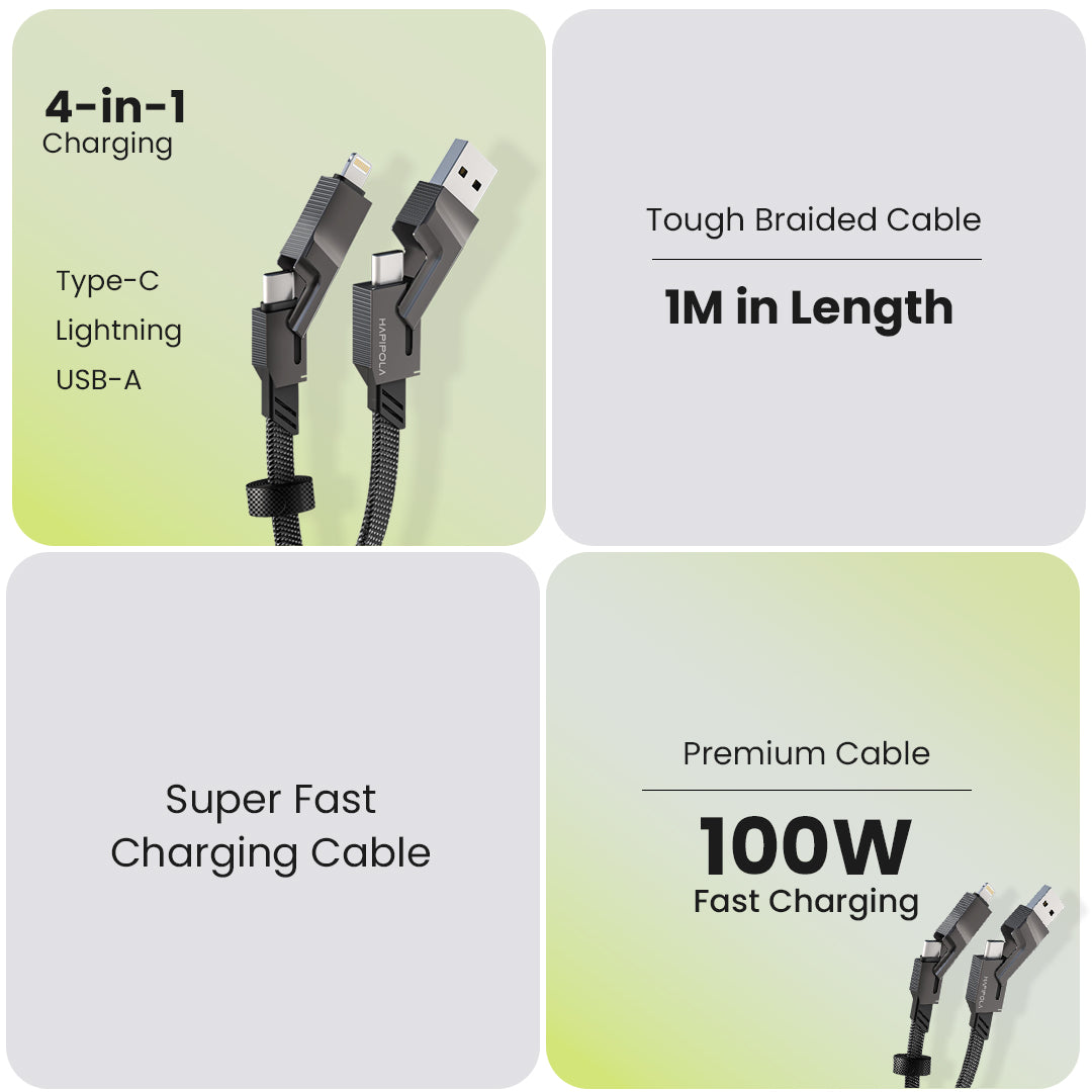 4 IN 1 Charging Cable