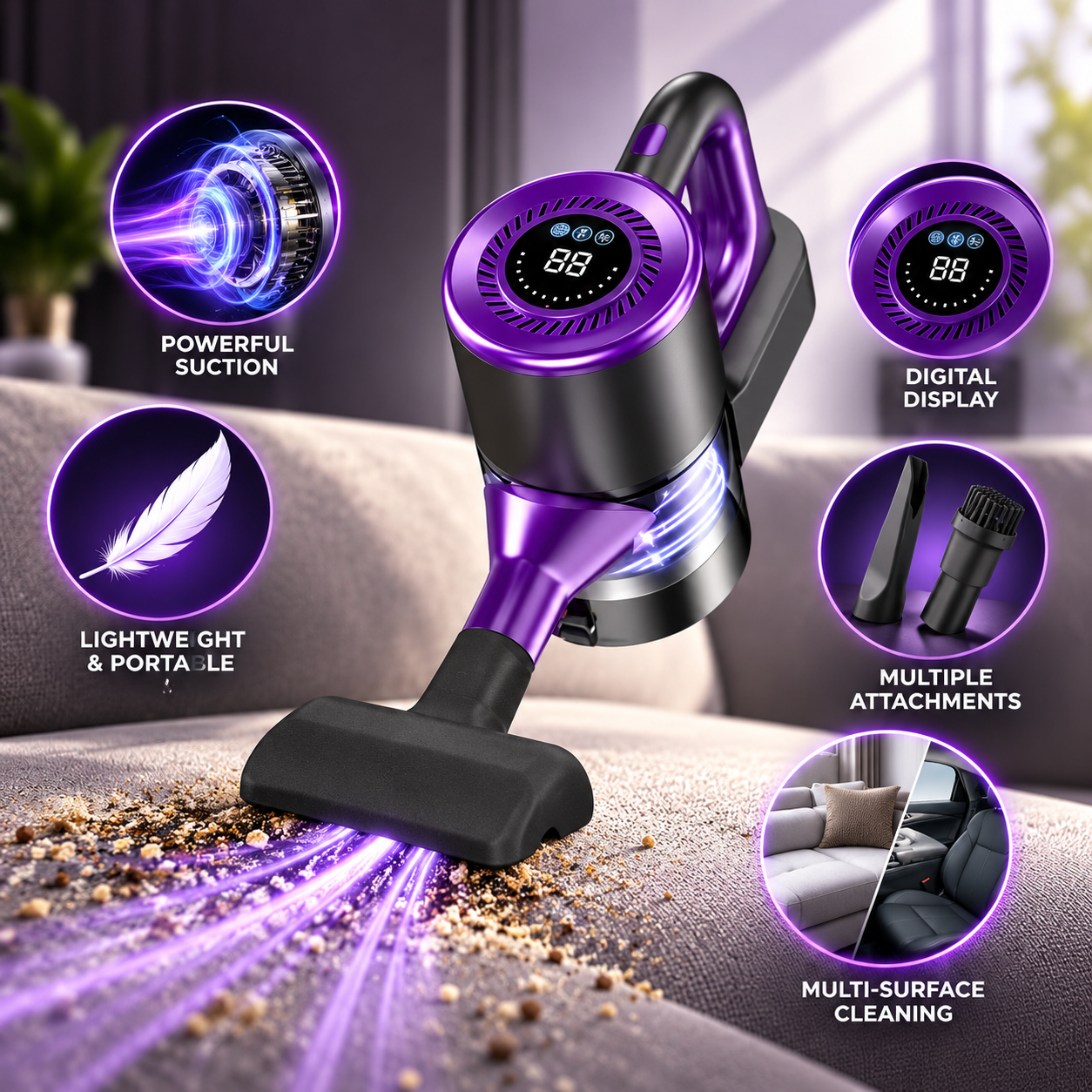 CleanBot-Z Cordless Stick Vacuum Cleaner