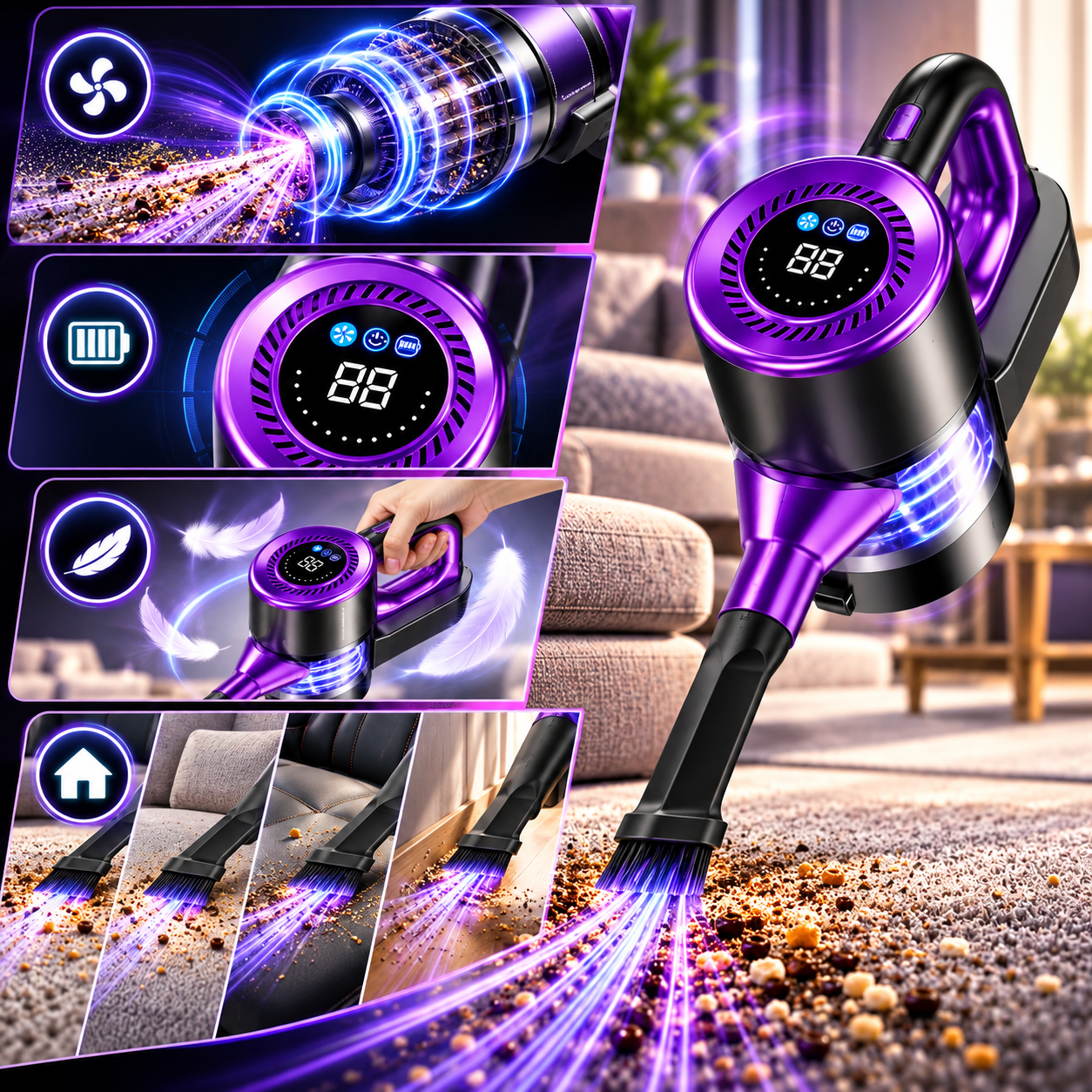 CleanBot-Z Cordless Stick Vacuum Cleaner