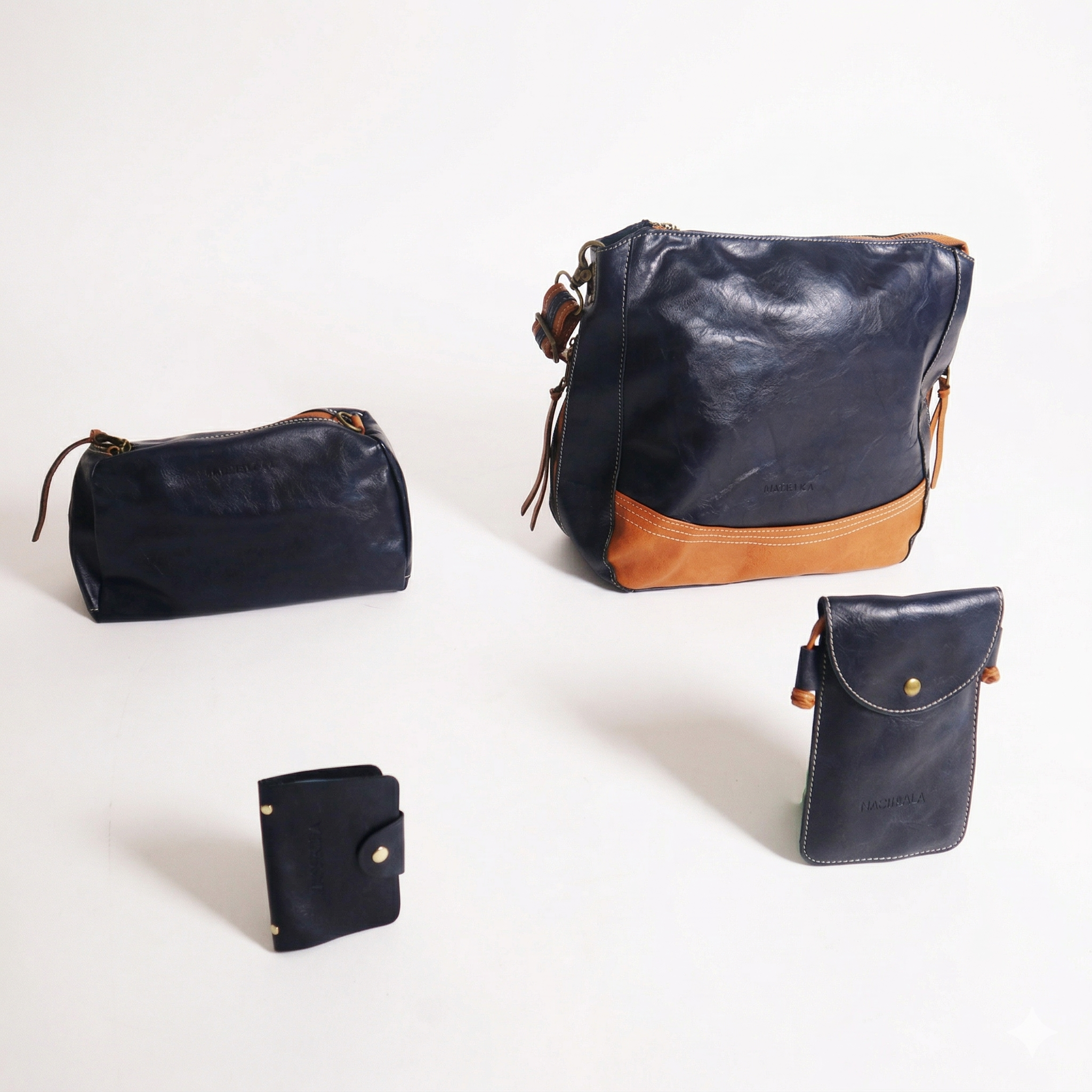Crossbody Chic | Everyday Office Vegan Leather Bags | Unisex Tote, Messeger, Sling, Phone Pouch, Wallet.