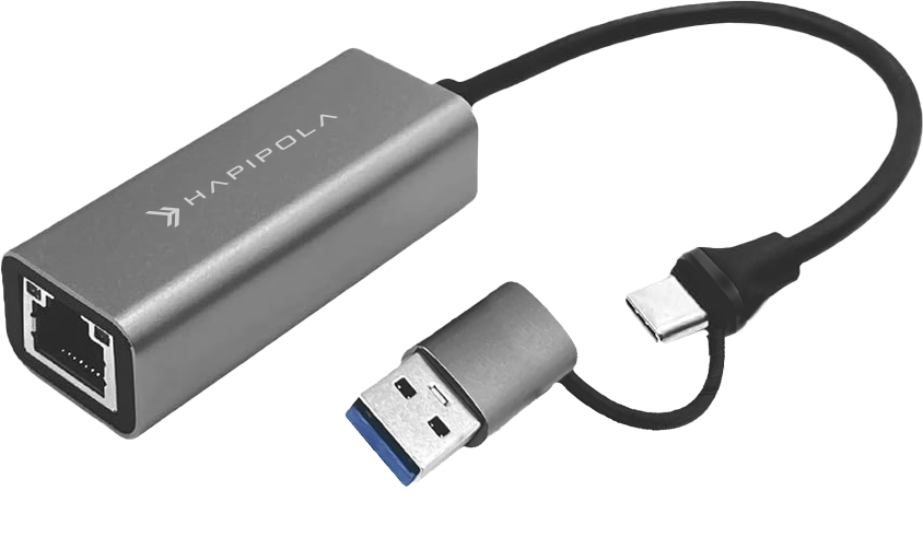 USB-A 3.0/USB-C TO RJ45